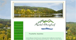 Desktop Screenshot of berghof-biersdorf.de