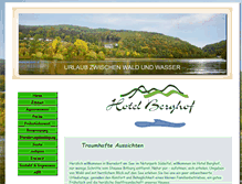 Tablet Screenshot of berghof-biersdorf.de